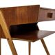Vintage Scandinavian teak side table/bedside table and 60's Design
