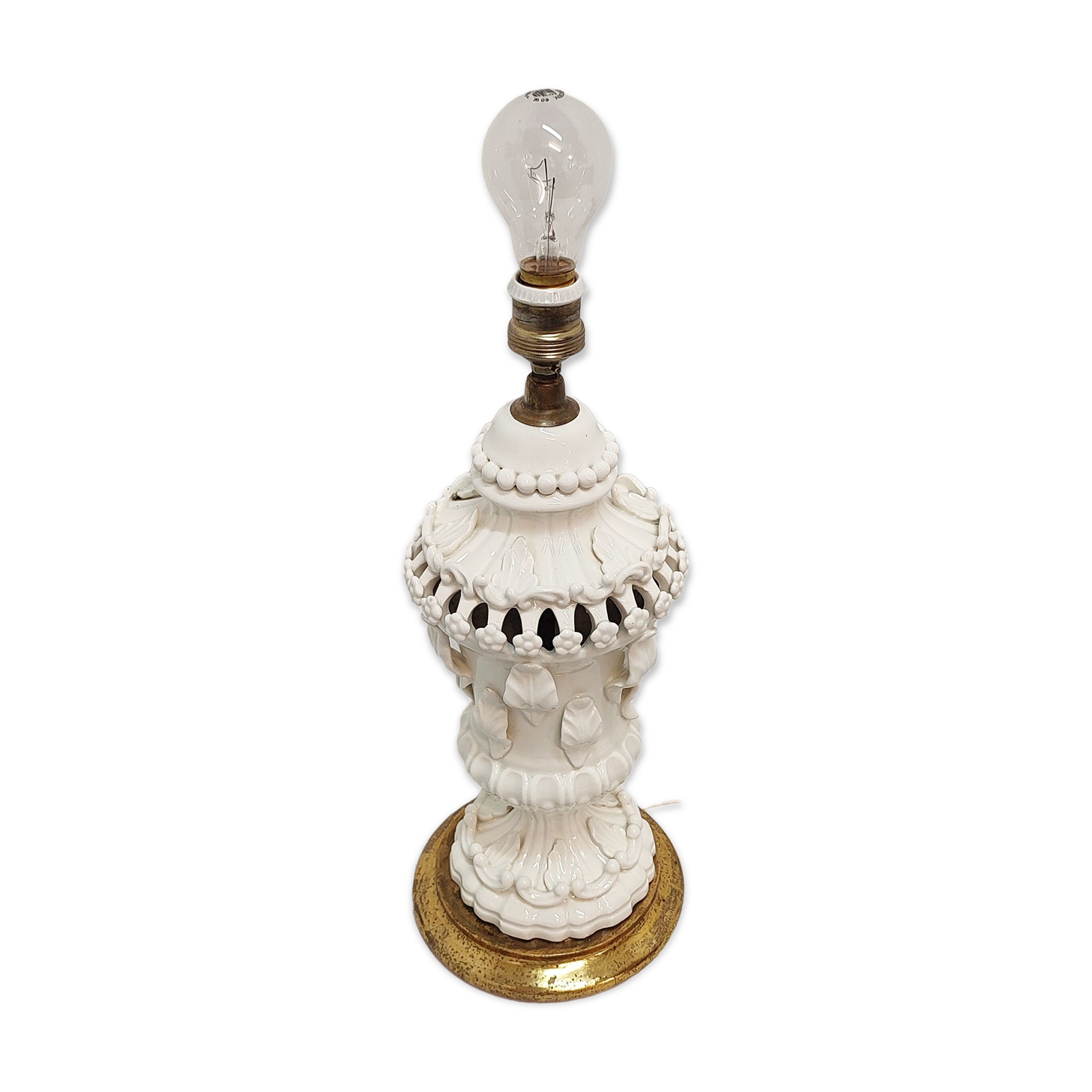 Lampe en céramique de Manises, Espagne, années 1960
