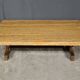 Table basse en laiton et travertin, époque Art Déco, 1930