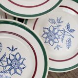 Dessert plates x6 - Gien, Amilly model