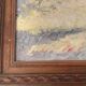 Table, winter landscape under snow 50/60s