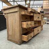 Early 20th century counter in solid oak