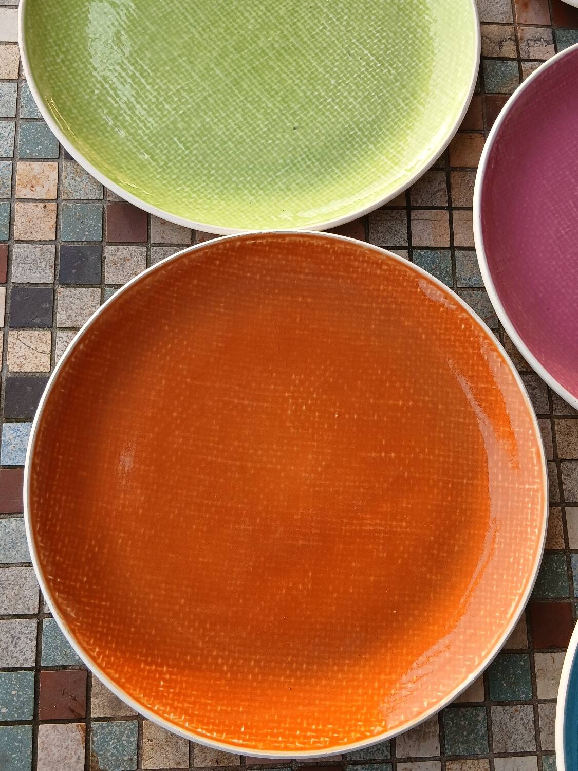 Deauville plates by Salins