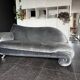 Bretz GAUDI – Iconic sofa in silver grey velvet