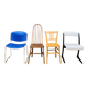 Ensemble de 4 chaises dépareillées