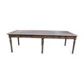 Farmhouse table 6 feet oak