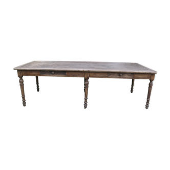 Table de ferme 6 pieds chêne