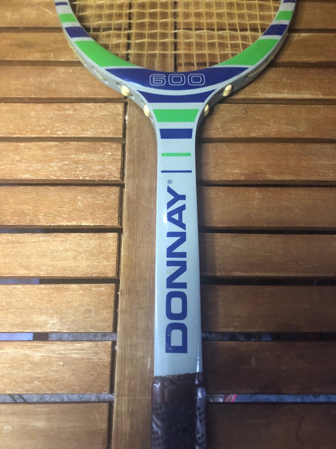Old DONNAY 600 Tennis Racket Vintage Wood #A366