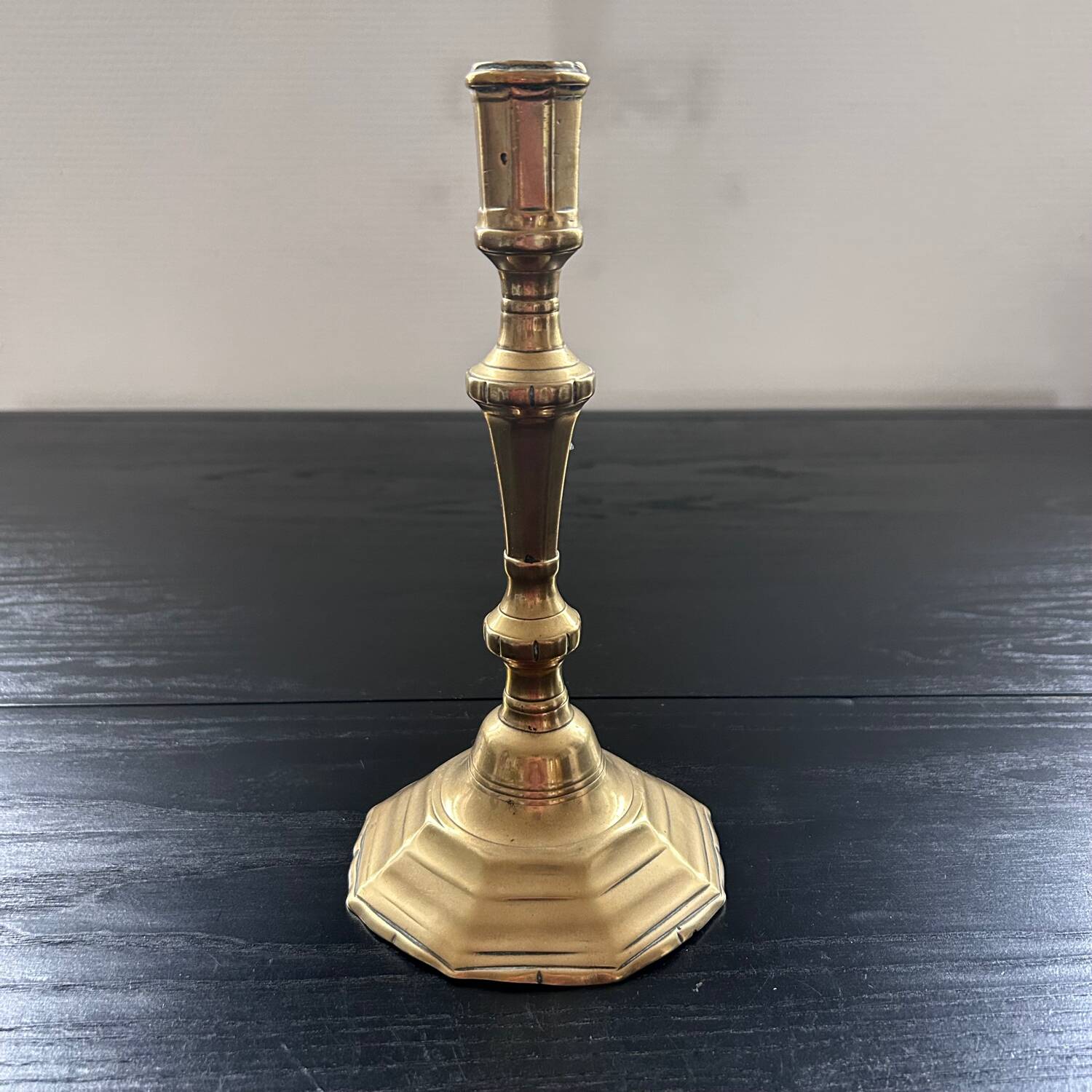 Classic brass candlestick