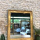 Mirror period restoration gilded with gold leaf, 93,5x80cm