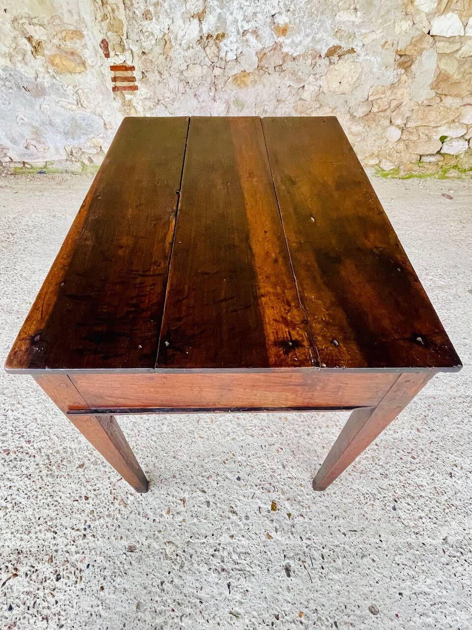 Console de ferme, en noyer , directoire , 18 eme siècle
