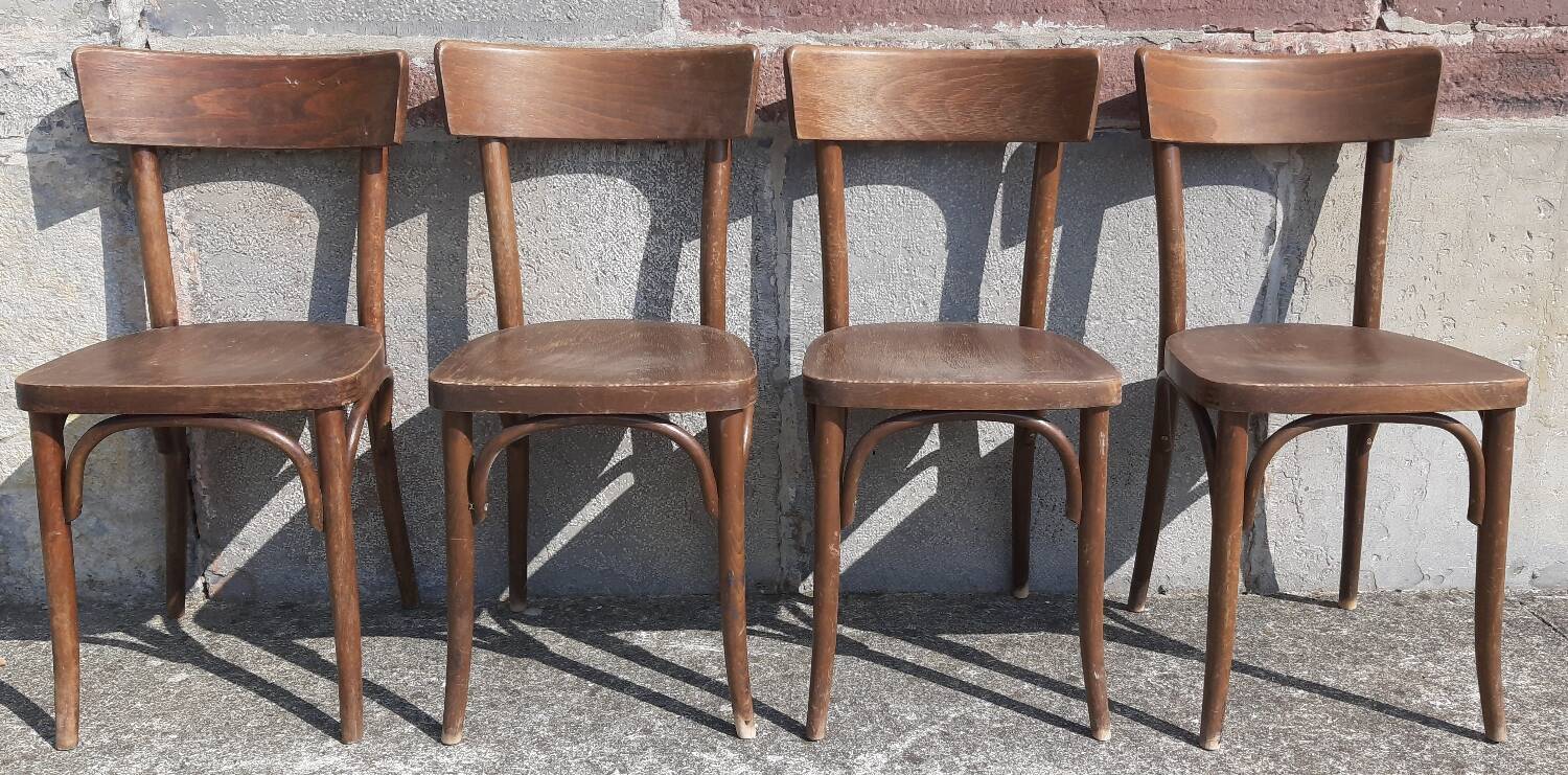 Thonet bistro chairs (set of 4)