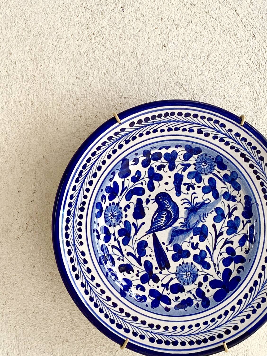 Duo Italian ceramic plates