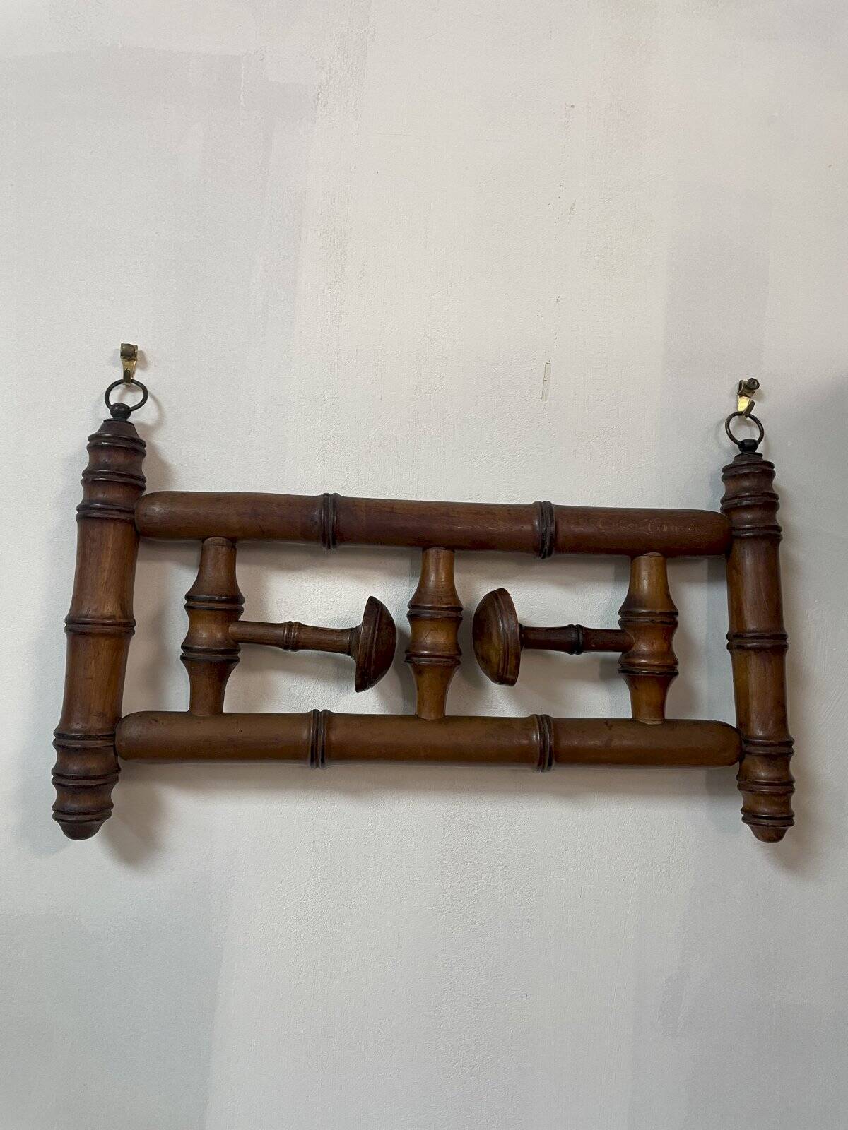Antique retractable coat (hat) rack