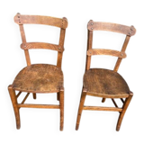 1 pair of Luterma wooden chairs