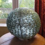 Lampe boule en verre vintage
