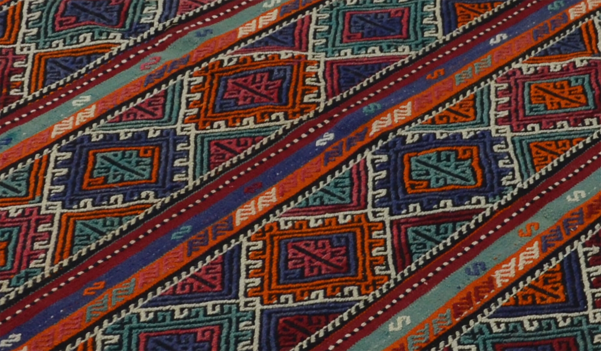 Anatolian handmade kilim rug 282 cm x 170 cm