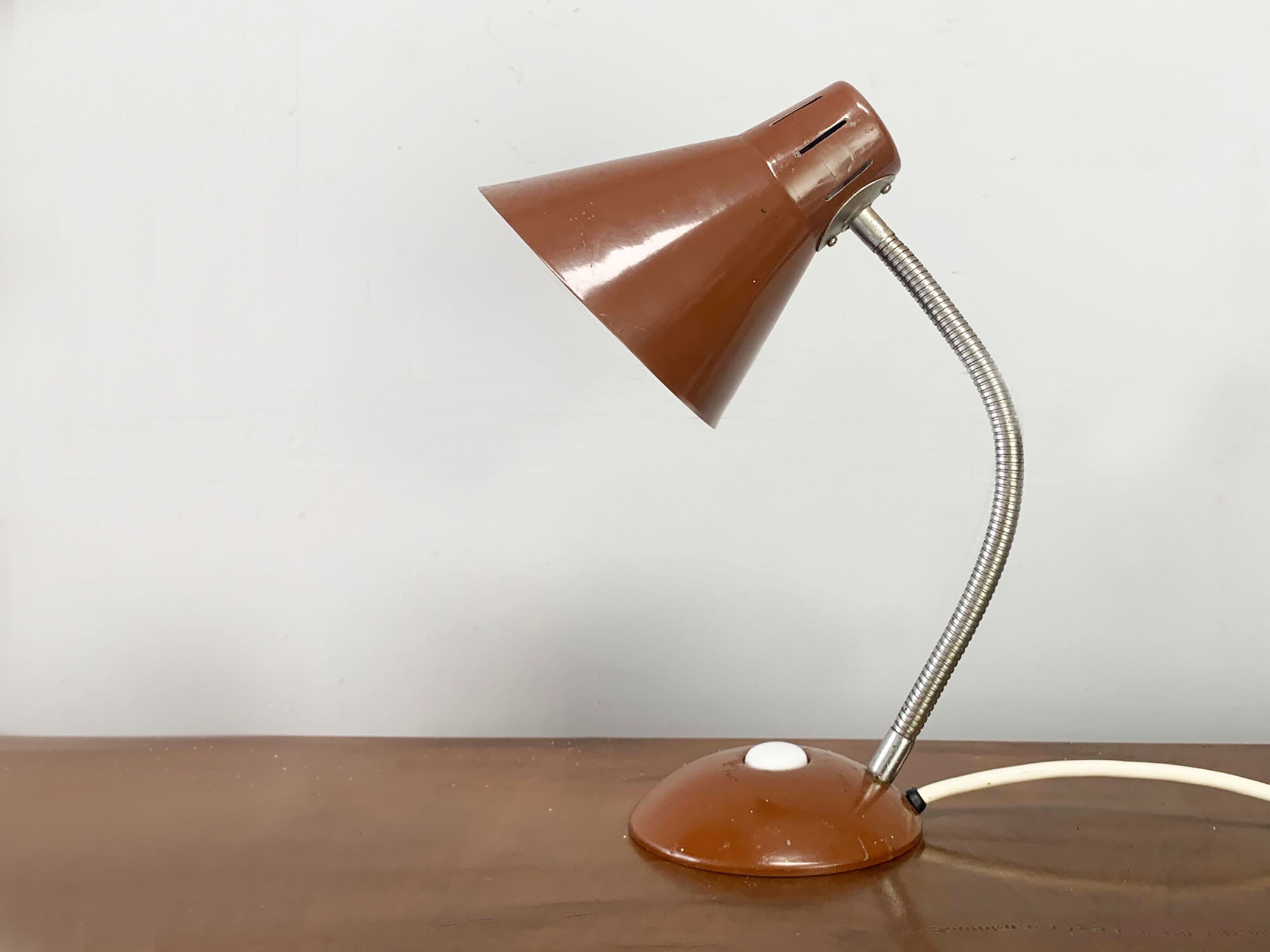 1960’s mid century chinese ‘searchlight’ desk lamp