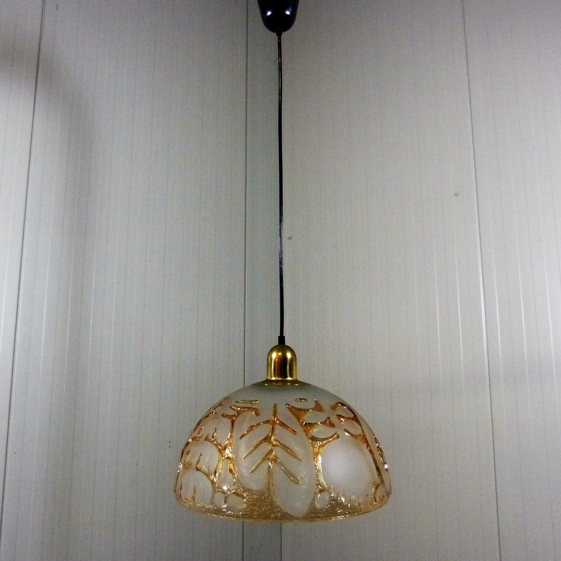 Peill & Putzler glass hanging lamp 1960-70’s