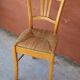 Ensemble de 5 chaises dépareillés en paille
