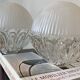 3 antique glass globes for wall lamp chandelier