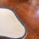 Plate, Ramekin, Salad Bowl 23cm, Limoges Porcelain, Blue and Gold, Betoule