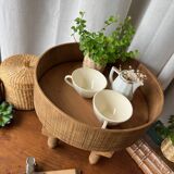 Small wooden coffee table, handcrafted