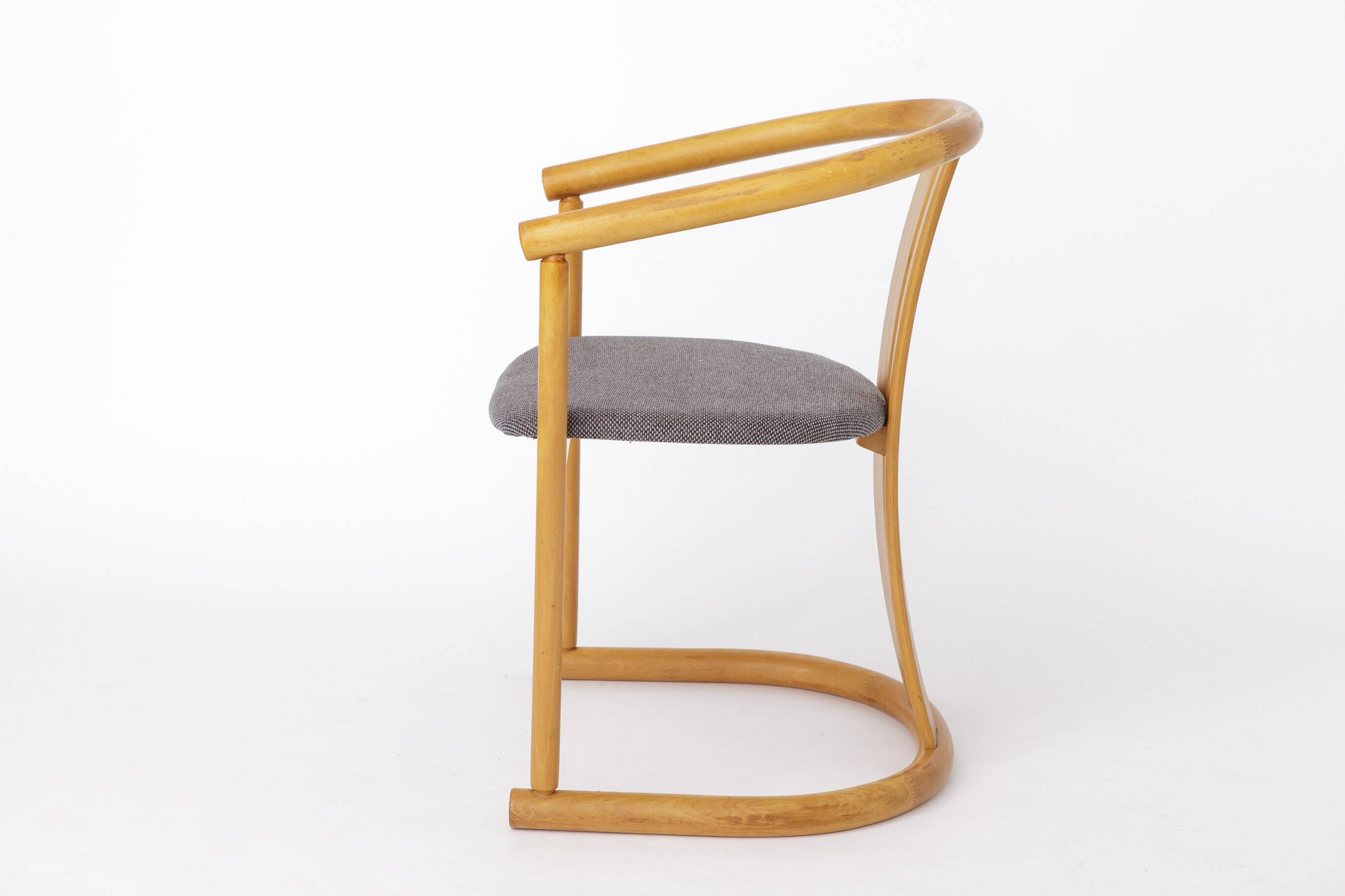 Set of 4 Casala Dining Chairs Beech Wood Germany 1970s Mid Century Modern
