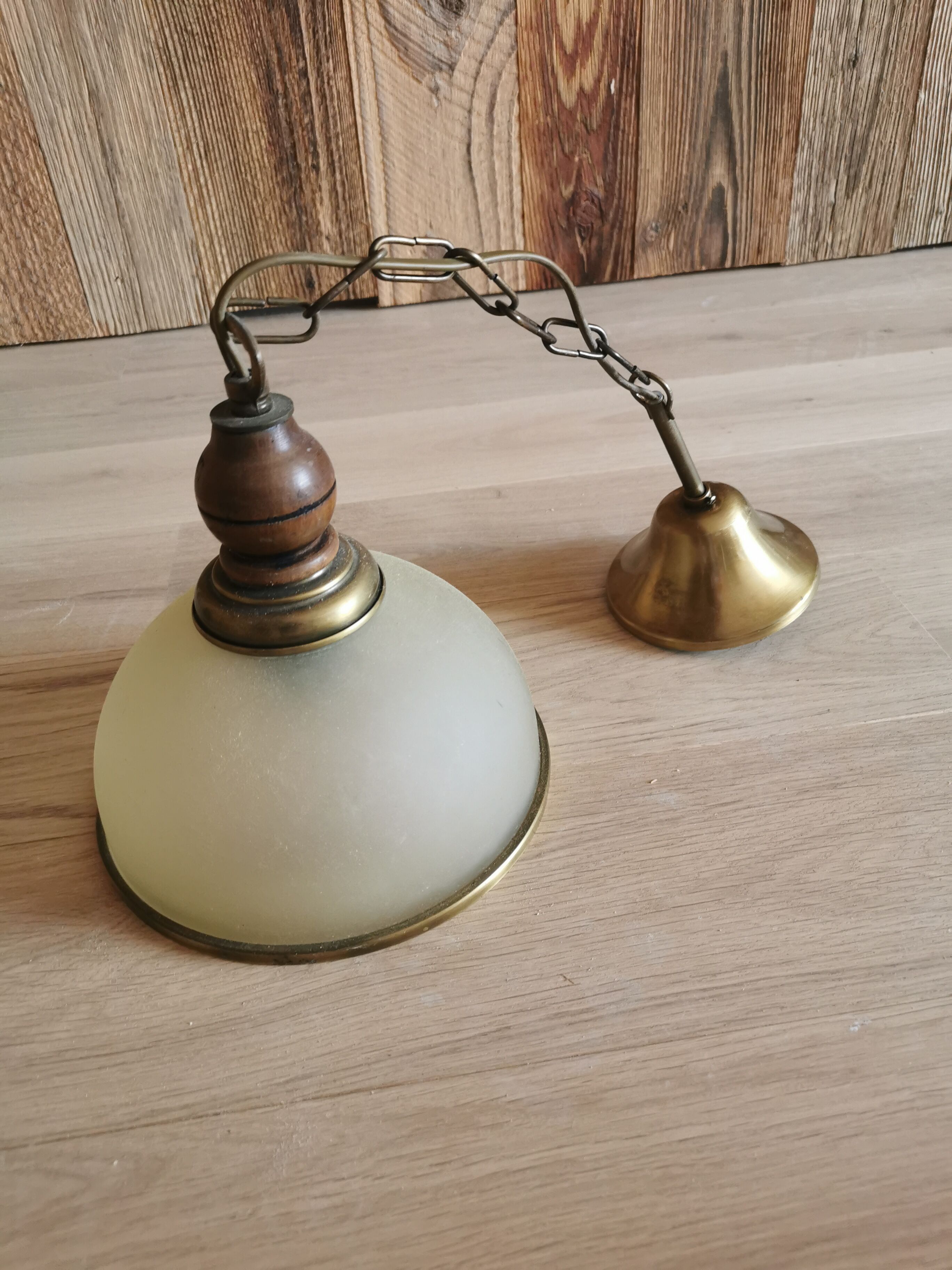 brass glass hanging