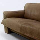 Neck Leather 2,5-Seater Sofa by Hugo de Ruiter for Leolux 1970s