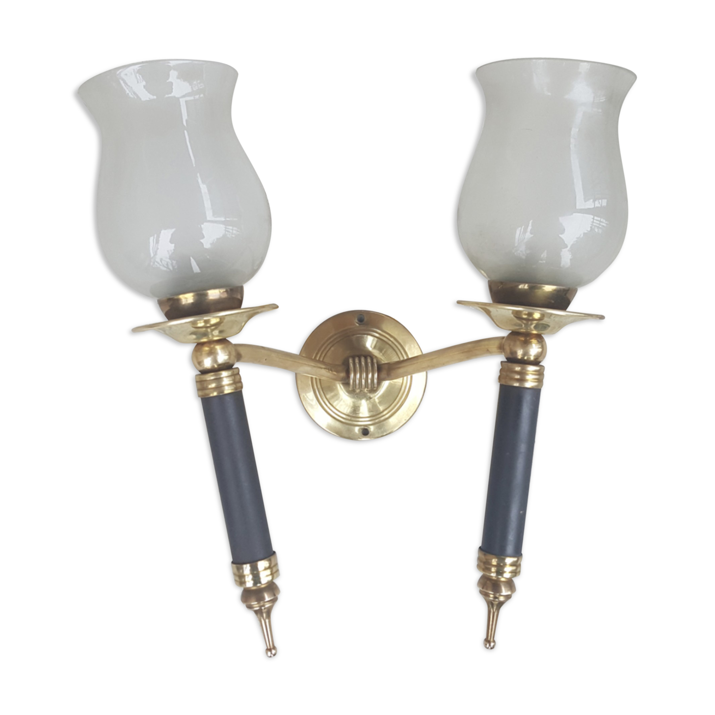 Double wall lamps, gallows, neo classic, mid century, 50