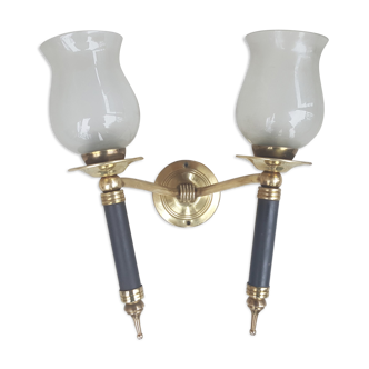 Double wall lamps, gallows, neo classic, mid century, 50