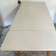 Kitchen table 1960's with extensions, formica and base wood compass