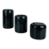 Vintage black marble candlestick trio