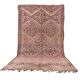 Purple Vintage Beni Mguild Rug 186 x 353 cm - Handmade Berber Wool Rug