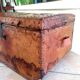 19th century leather chest