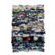 Colorful Boucherouite Moroccan rug - 136 x 203 cm