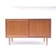 Small Scandinavian sideboard vintage Denmark sliding doors