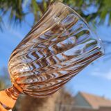 Set of twelve foot glasses Rosaline D'arcoroc Luminarc