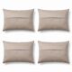 Set of 4 vintage kilim cushion covers 41x58 cm