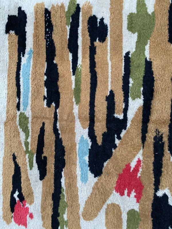 60s design carpet, Jacques Borker 160x270 cm