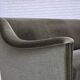 1970s, Danish 3-seater sofa, green furniture velour, beech wood.