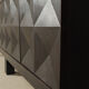 Jean Batenburg for MI brutalist sideboard in ebonized oak, Belgium, 1960s