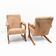 Pair of "Zeca" lounge chairs attributed to José Zanine Caldas, Brazil, 1960