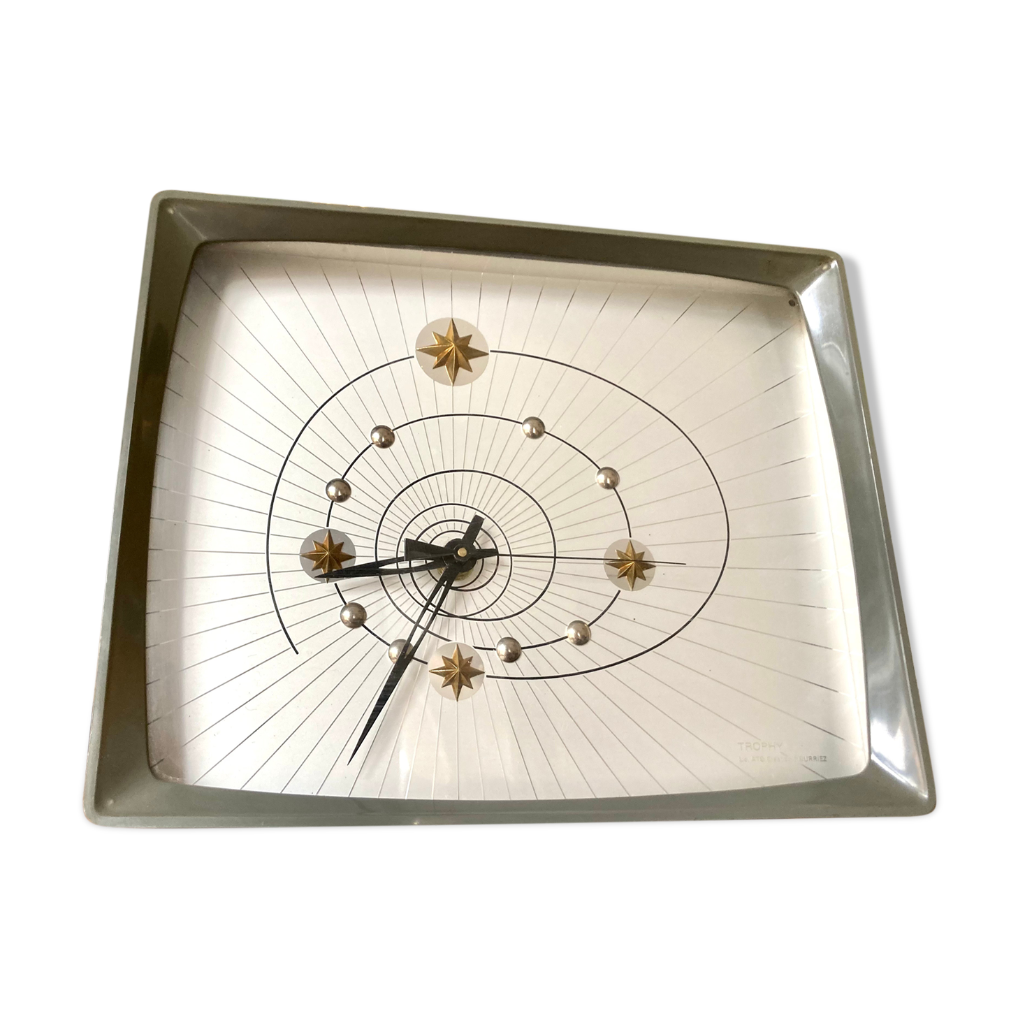 Vintage Wall Clock Ortf Trophy