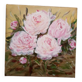 Pink peony paintings