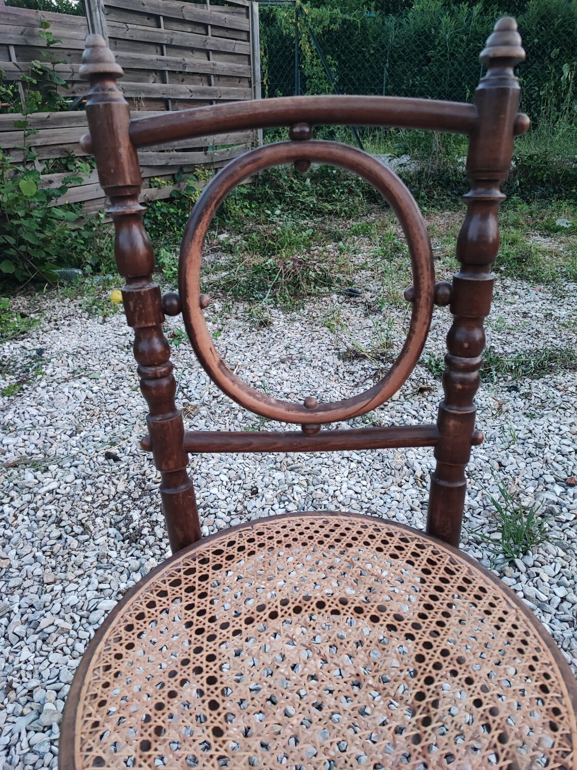 Fischel Austria cane chair