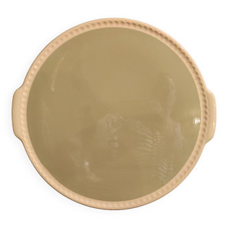 Vintage French round serving tray by Villeroy Boch