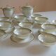 Service à thé ou à café porcelaine de Limoges A. Giraud & Brousseau 1940