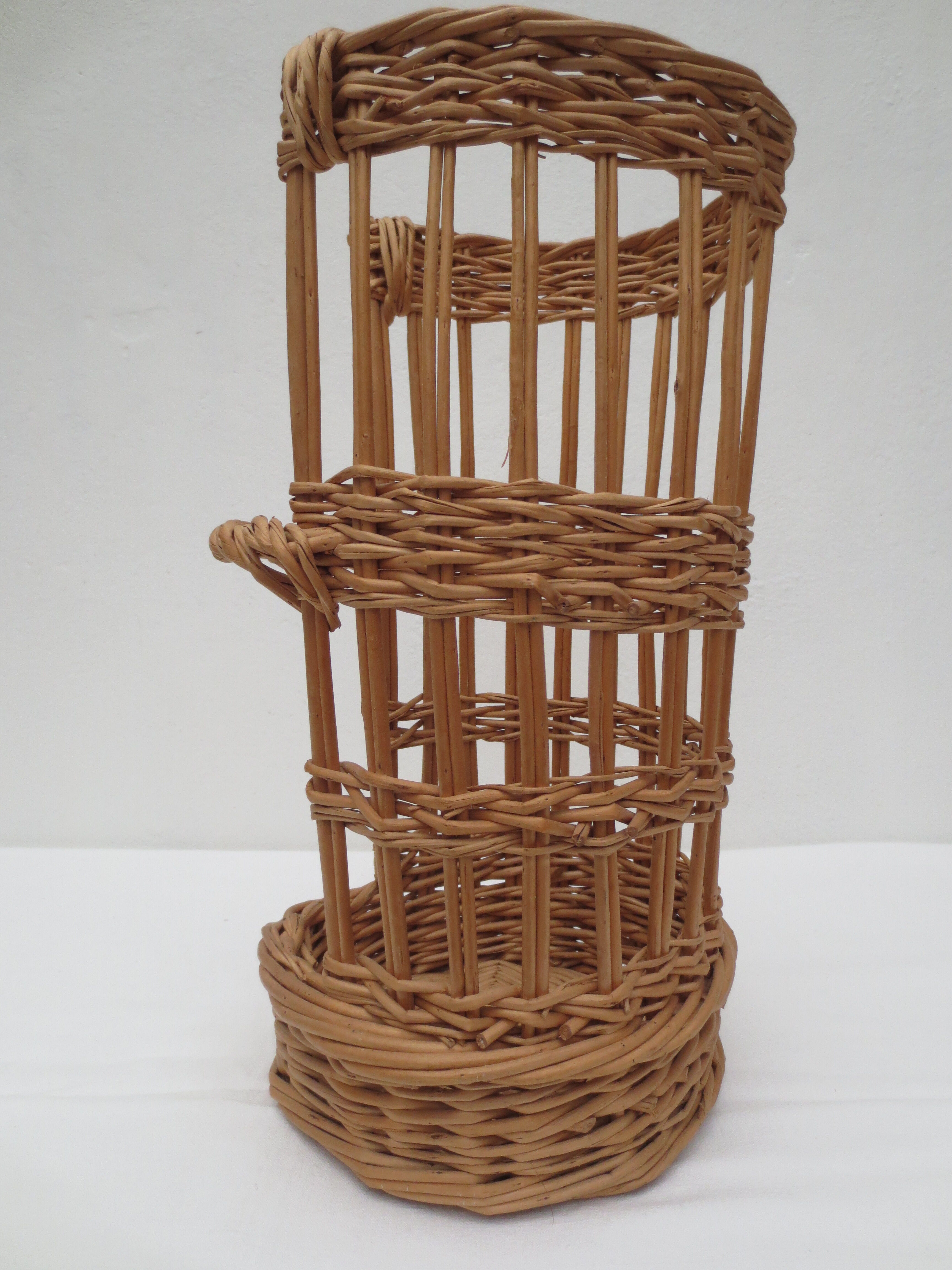 Old baguette basket, wicker bakery
